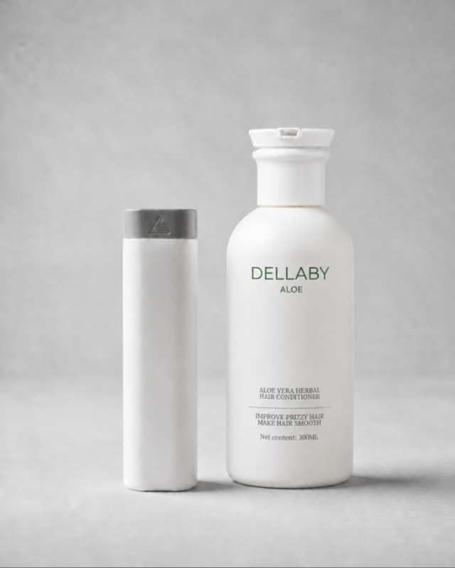 DELLABY Aloe herbal hair conditioner and shampoo in the Start Stronger Set