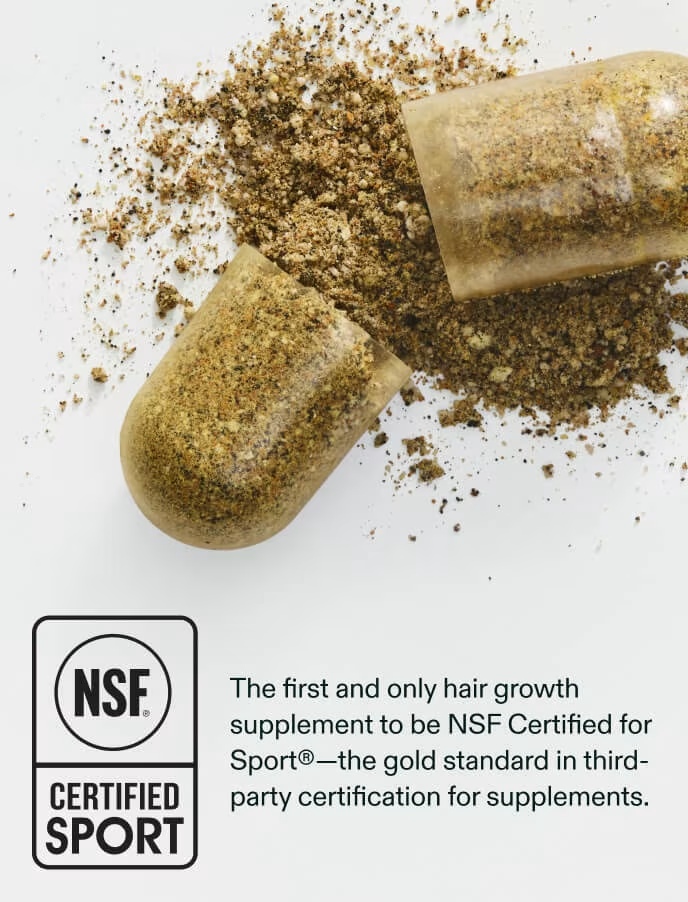 NSF Certified for Sport capsules, the gold standard in third-party certification for supplements
